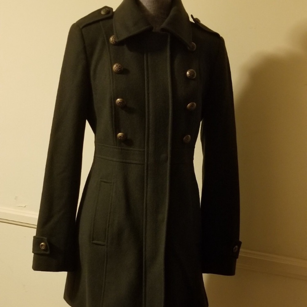 Esprit wool military style coat
